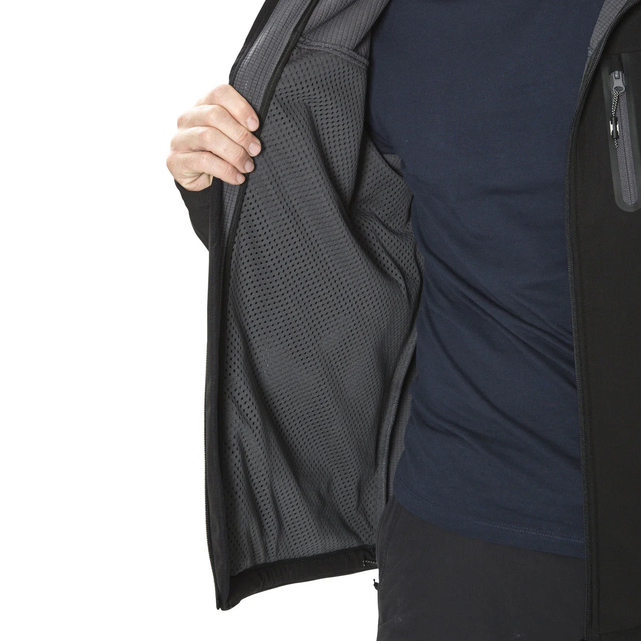 Accelerator 2 Men's Softshell Jacket in Black - Image 5