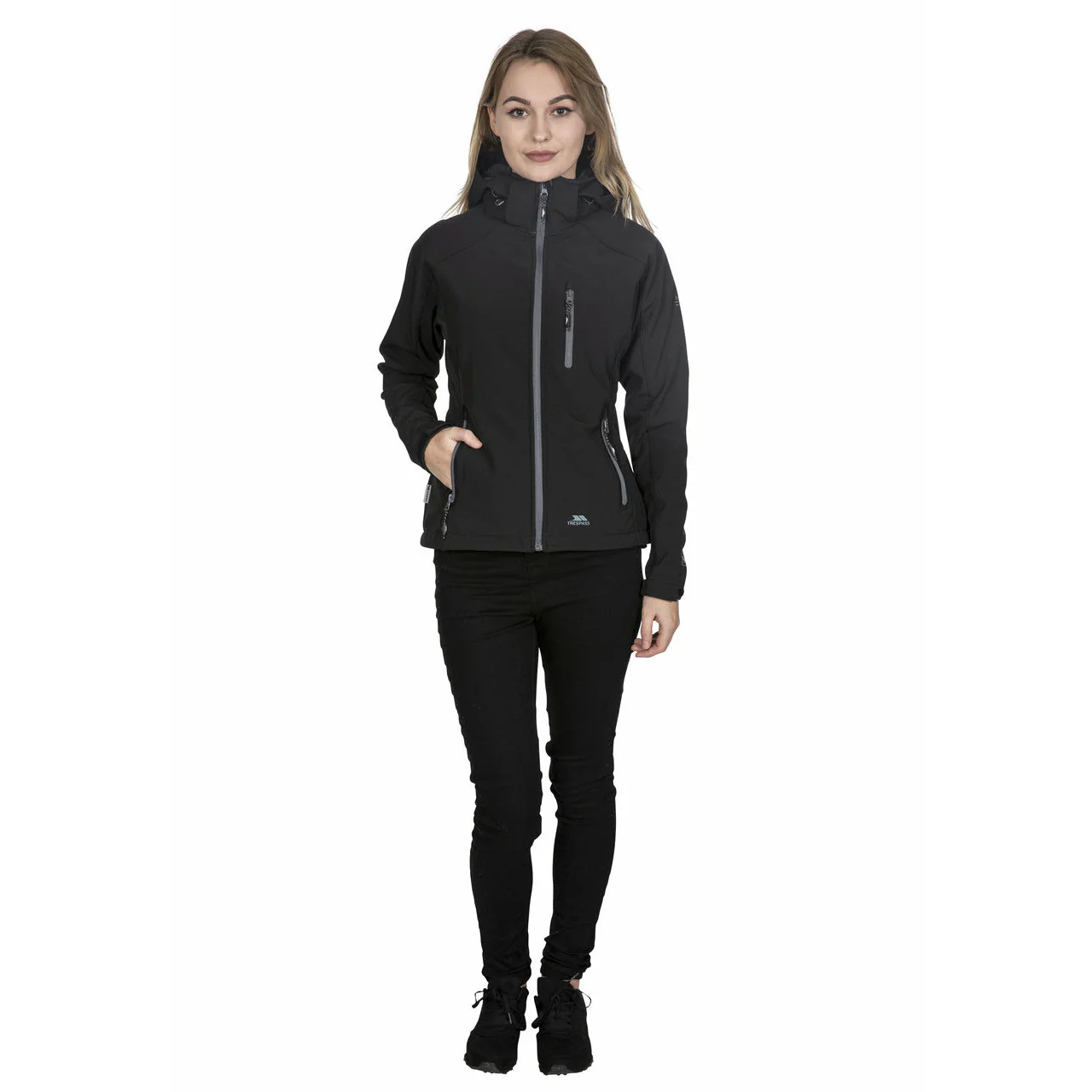Bela 2 Women's Soft Shell Jacket in Black - Image 7