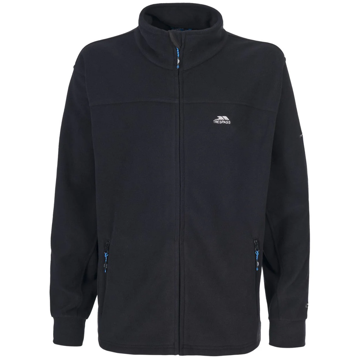 Bernal Mens Full Zip Fleece Jacket - Black - Image 3