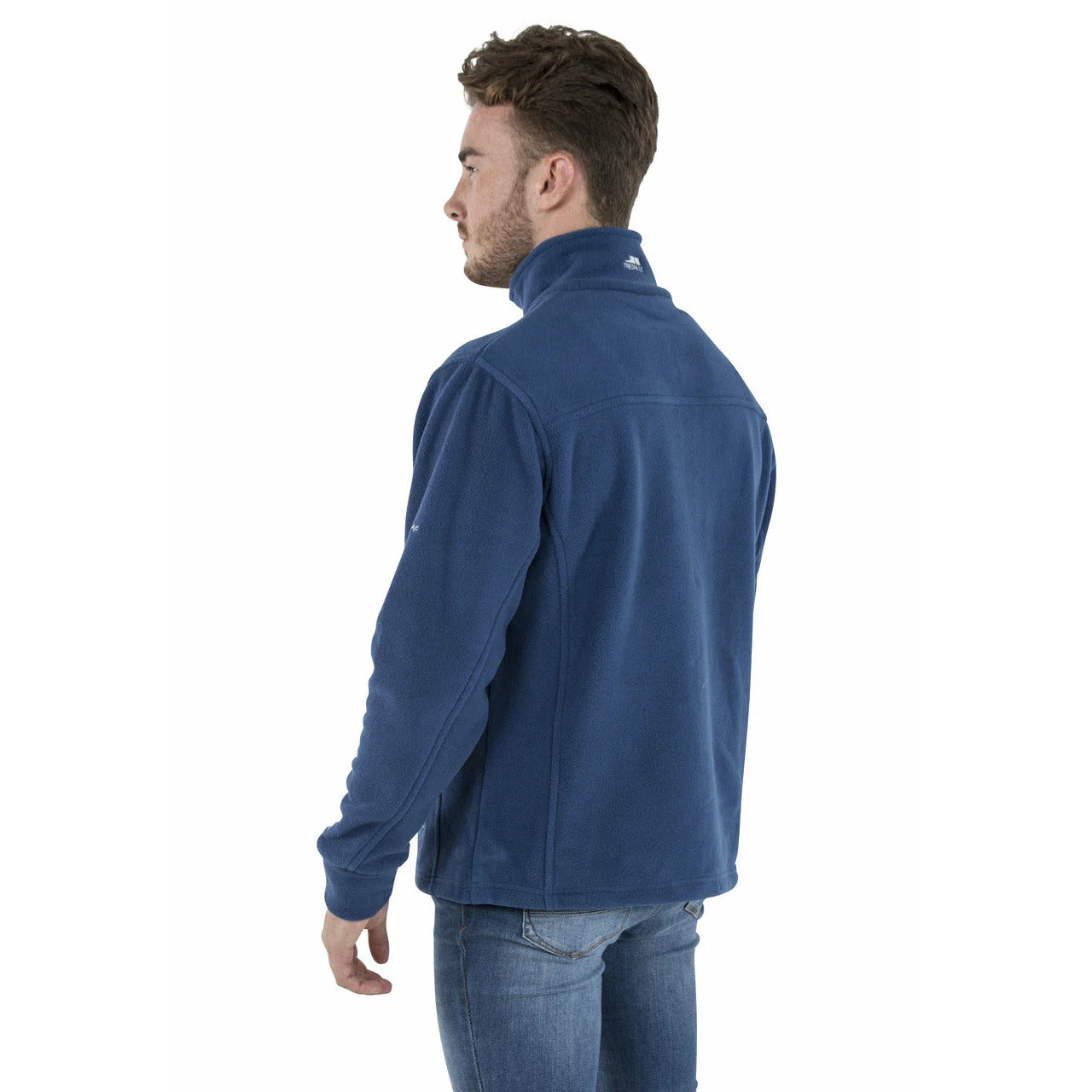 Bernal Mens Full Zip Fleece Jacket - Navy Tone - Image 3