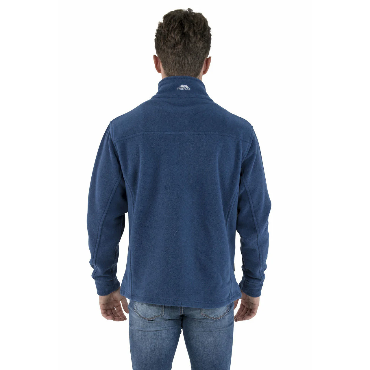 Bernal Mens Full Zip Fleece Jacket - Navy Tone - Image 4