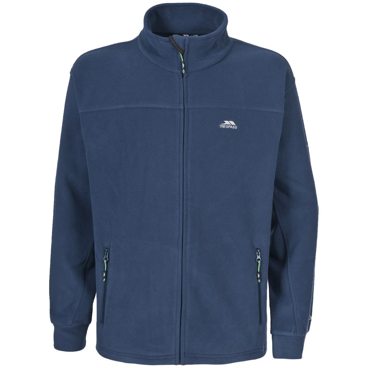 Bernal Mens Full Zip Fleece Jacket - Navy Tone - Image 5