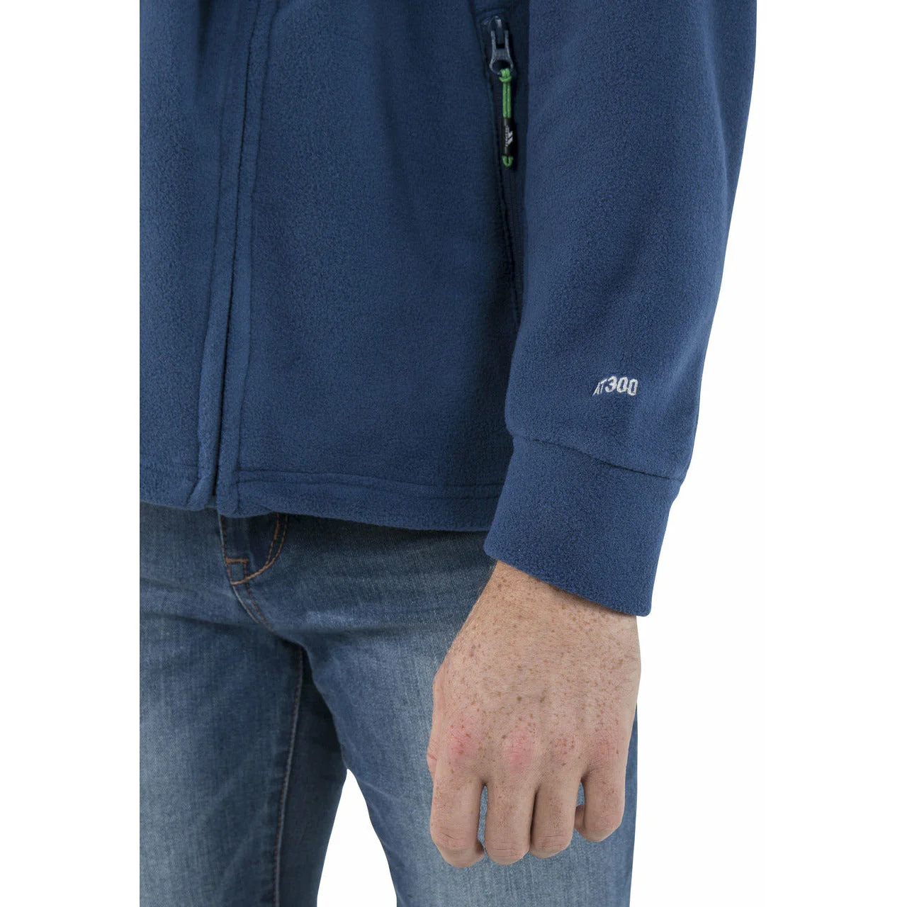 Bernal Mens Full Zip Fleece Jacket - Navy Tone - Image 8