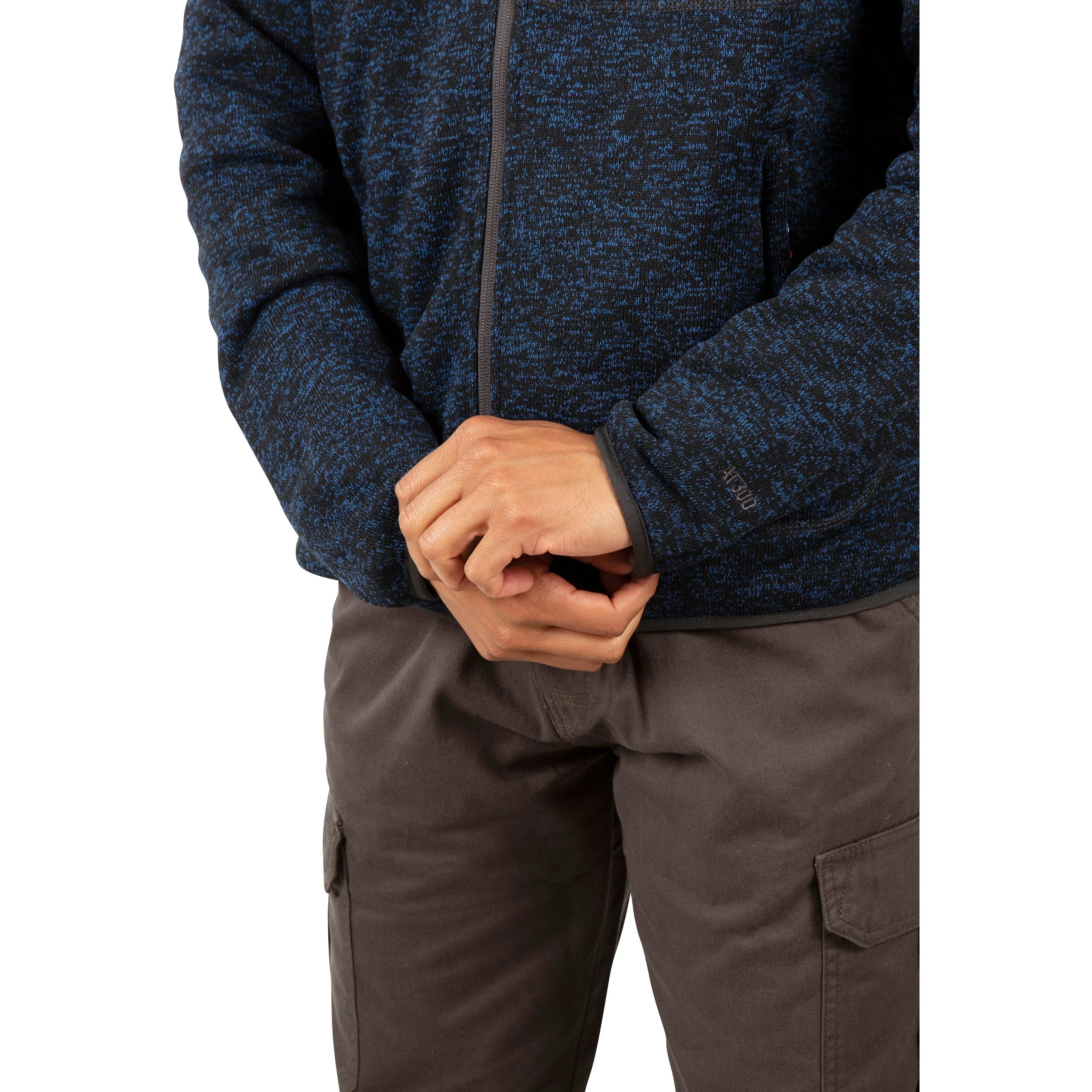 Bingham - Men's Fleece Jacket - Navy Marl - Image 6