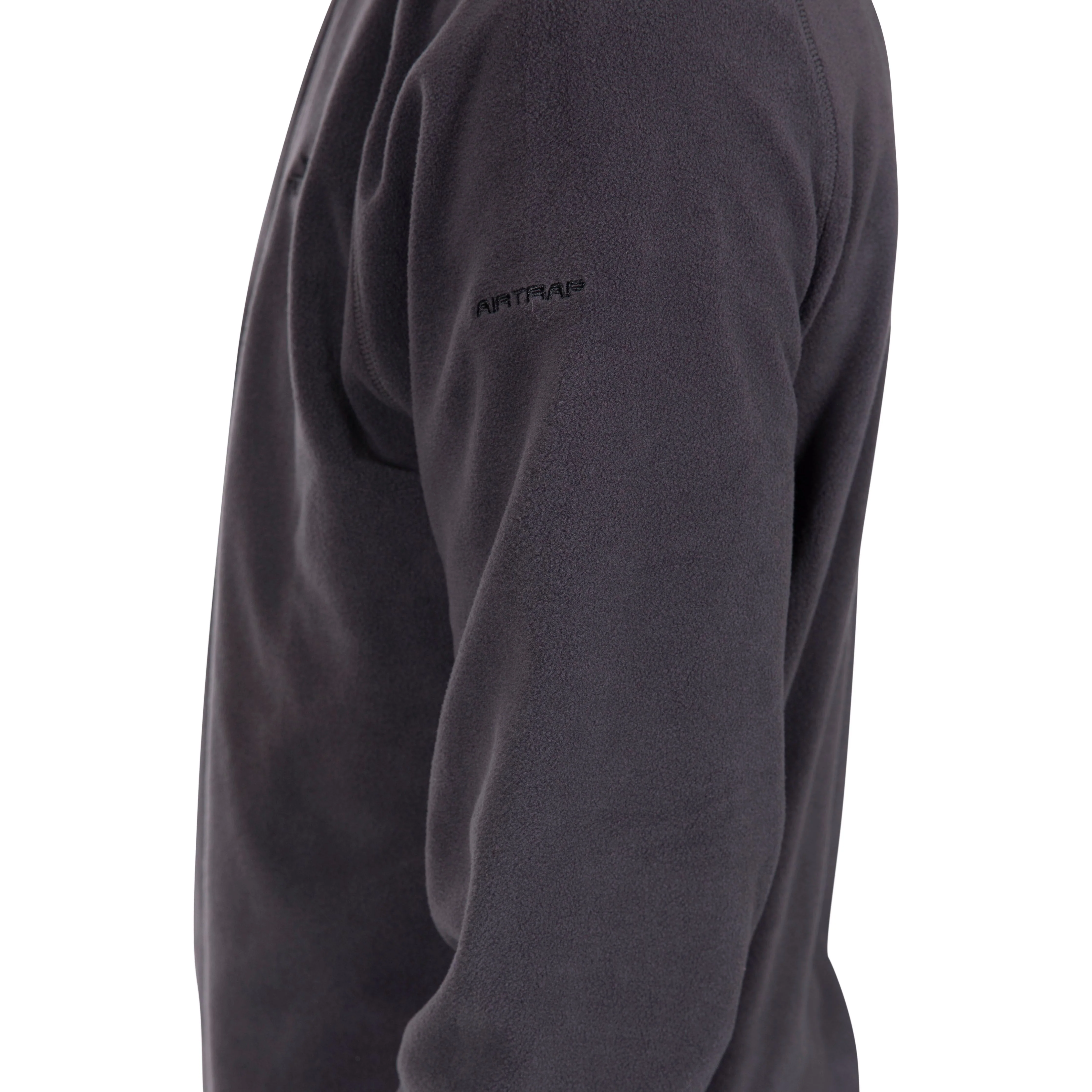 Blackford - Mens Half Zip Microfleece - Dark Grey - Image 6