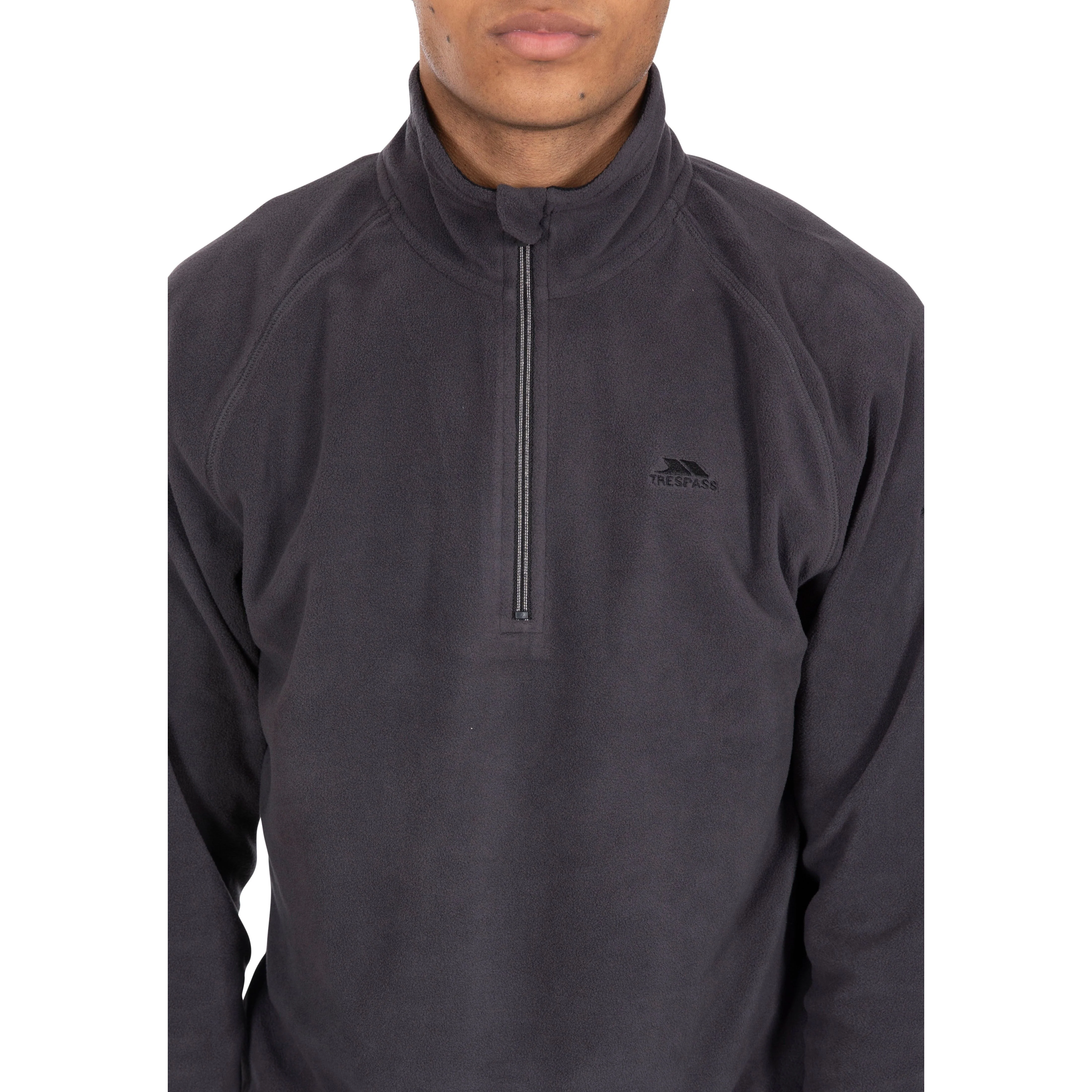 Blackford - Mens Half Zip Microfleece - Dark Grey - Image 7