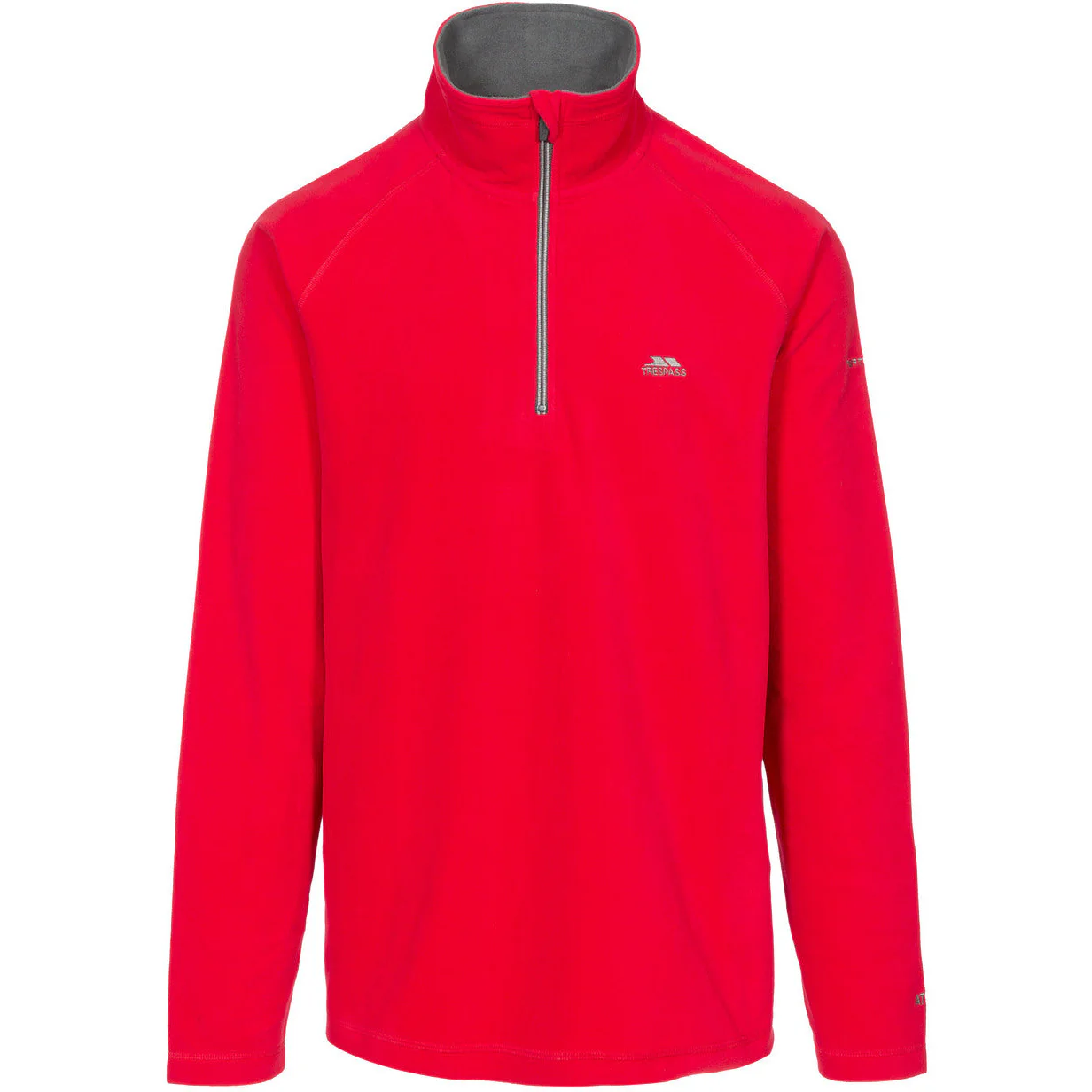 Blackford Mens Half Zip Microfleece in Red - Image 3