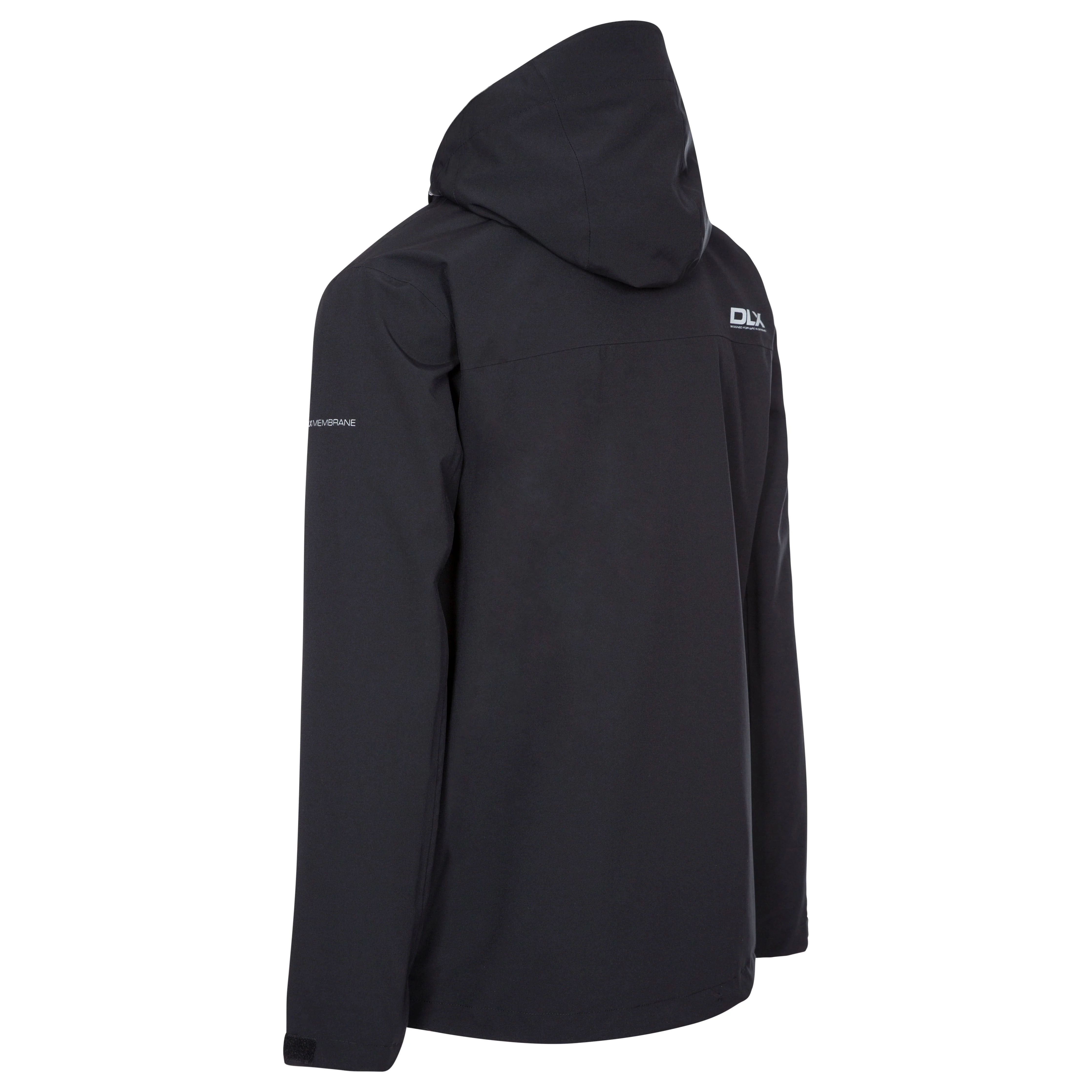 Oswalt Mens DLX Unpadded Waterproof Jacket - Black - Image 10