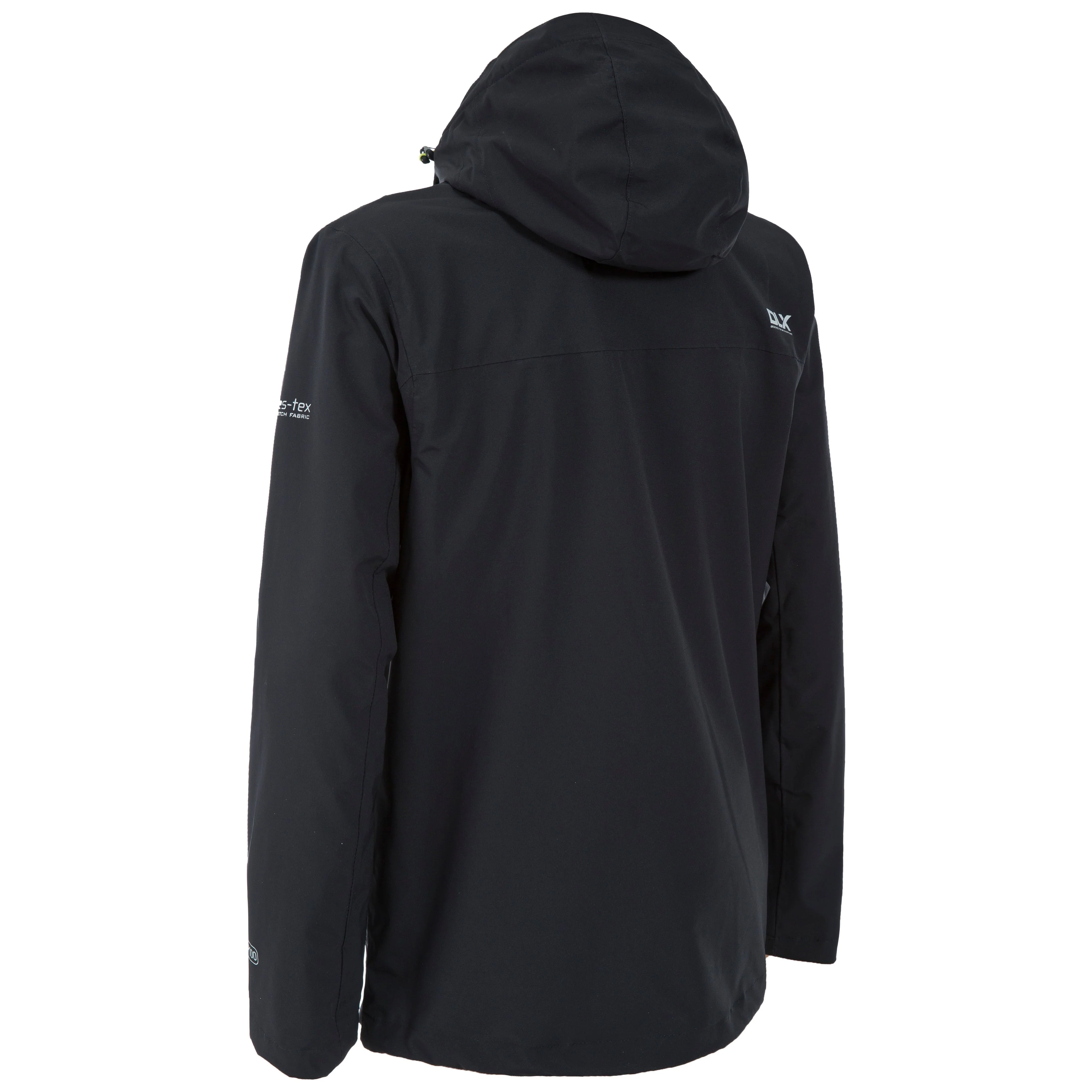 Oswalt Mens DLX Unpadded Waterproof Jacket - Black - Image 3