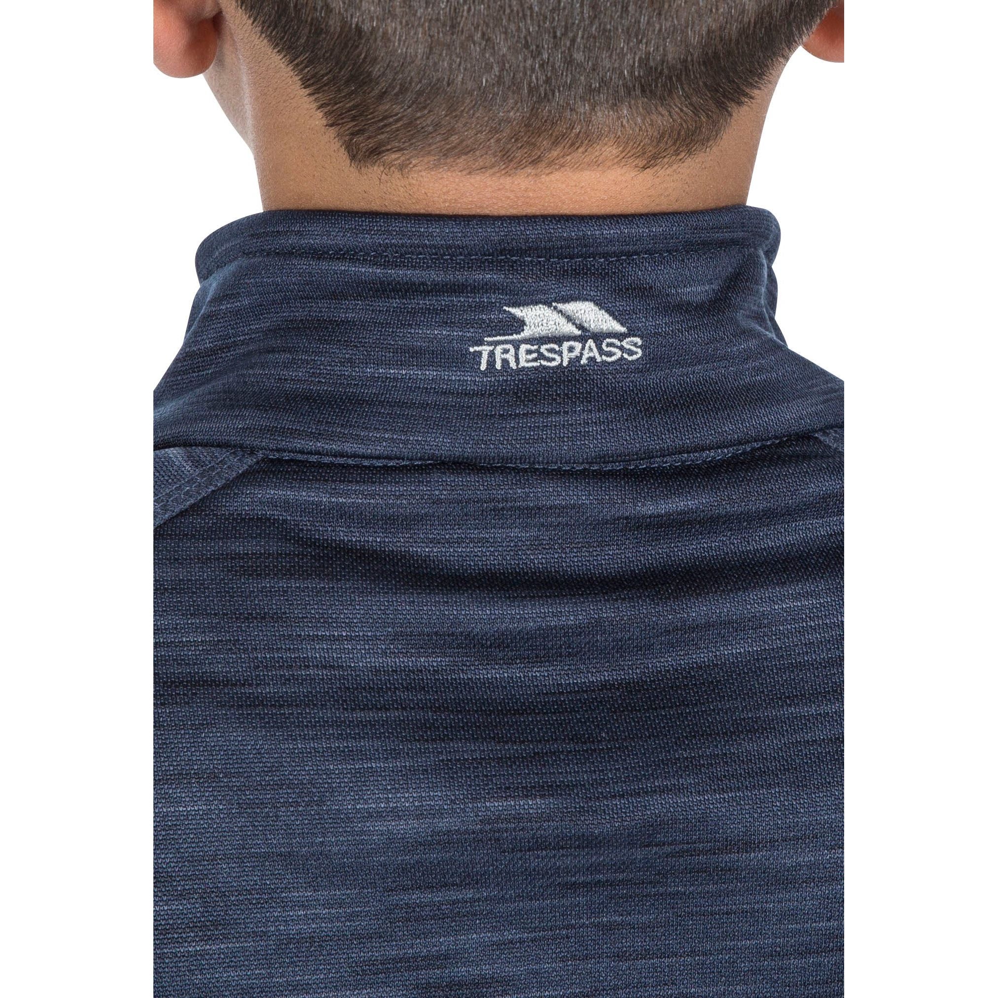 Edvin Boys' Fleece Jumper in Navy Marl - Image 5