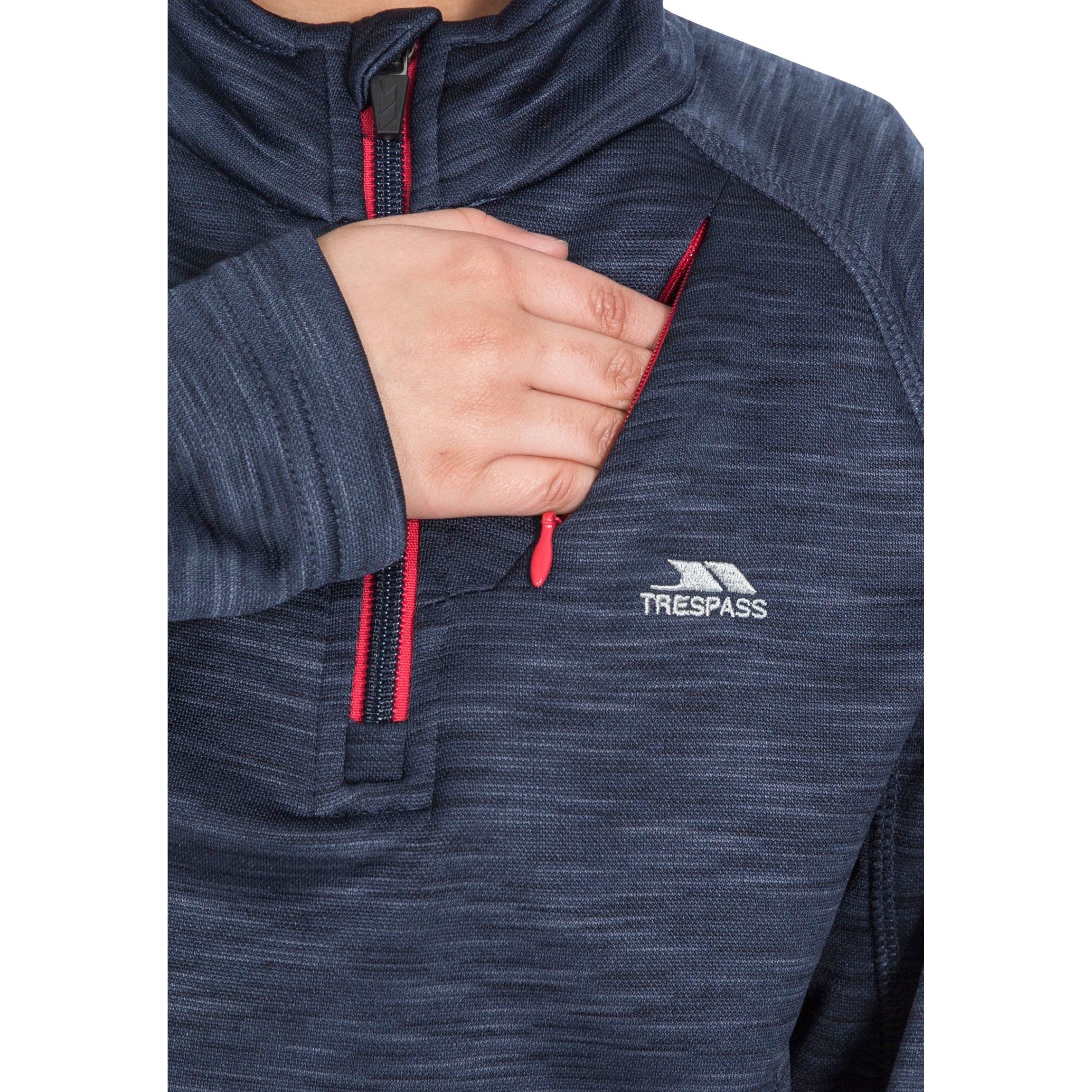 Edvin Boys' Fleece Jumper in Navy Marl - Image 7