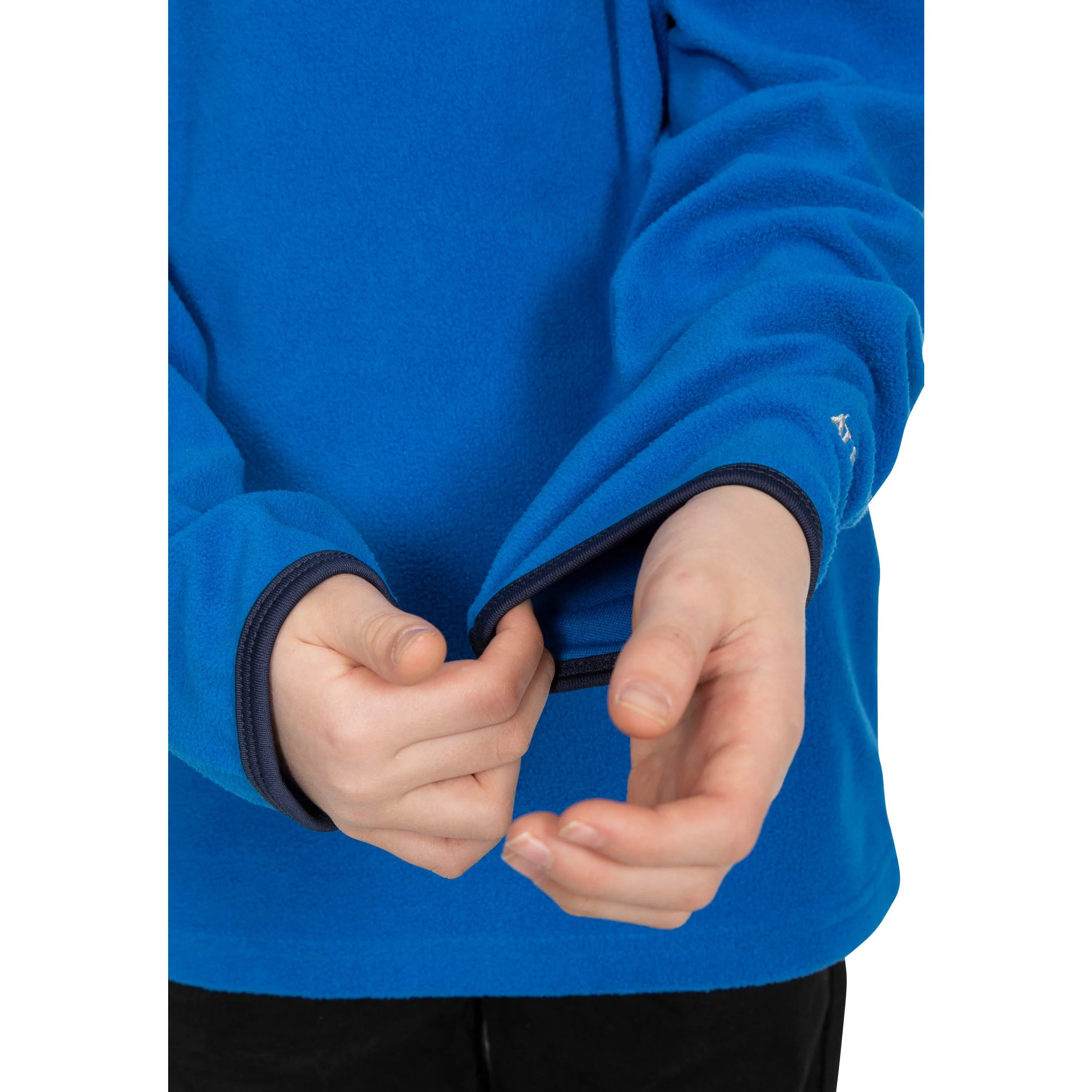 Etto Boys Half Zip Fleece - Blue - Image 4