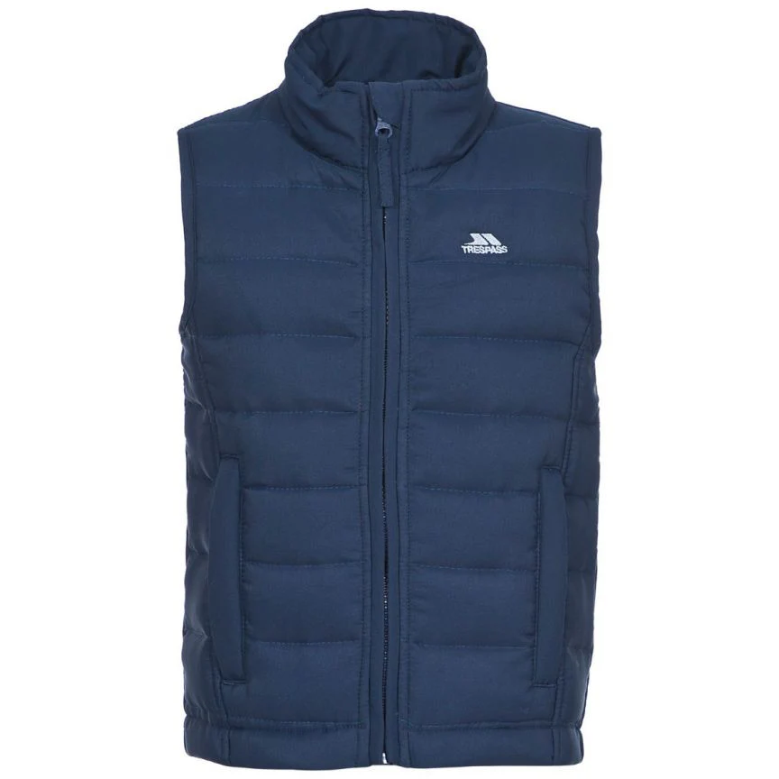 Jadda Kids Padded Gilet / Bodywarmer in Navy - Image 3