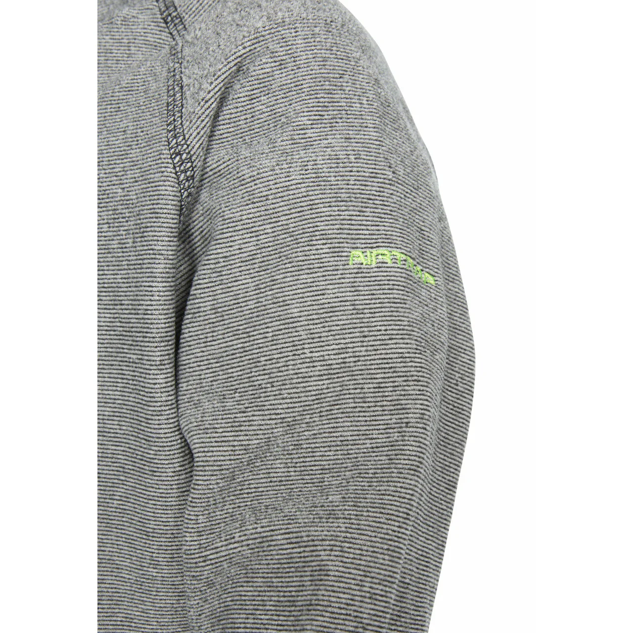 Keynote Mens Half Zip Fleece Top in  Black / Grey - Image 6