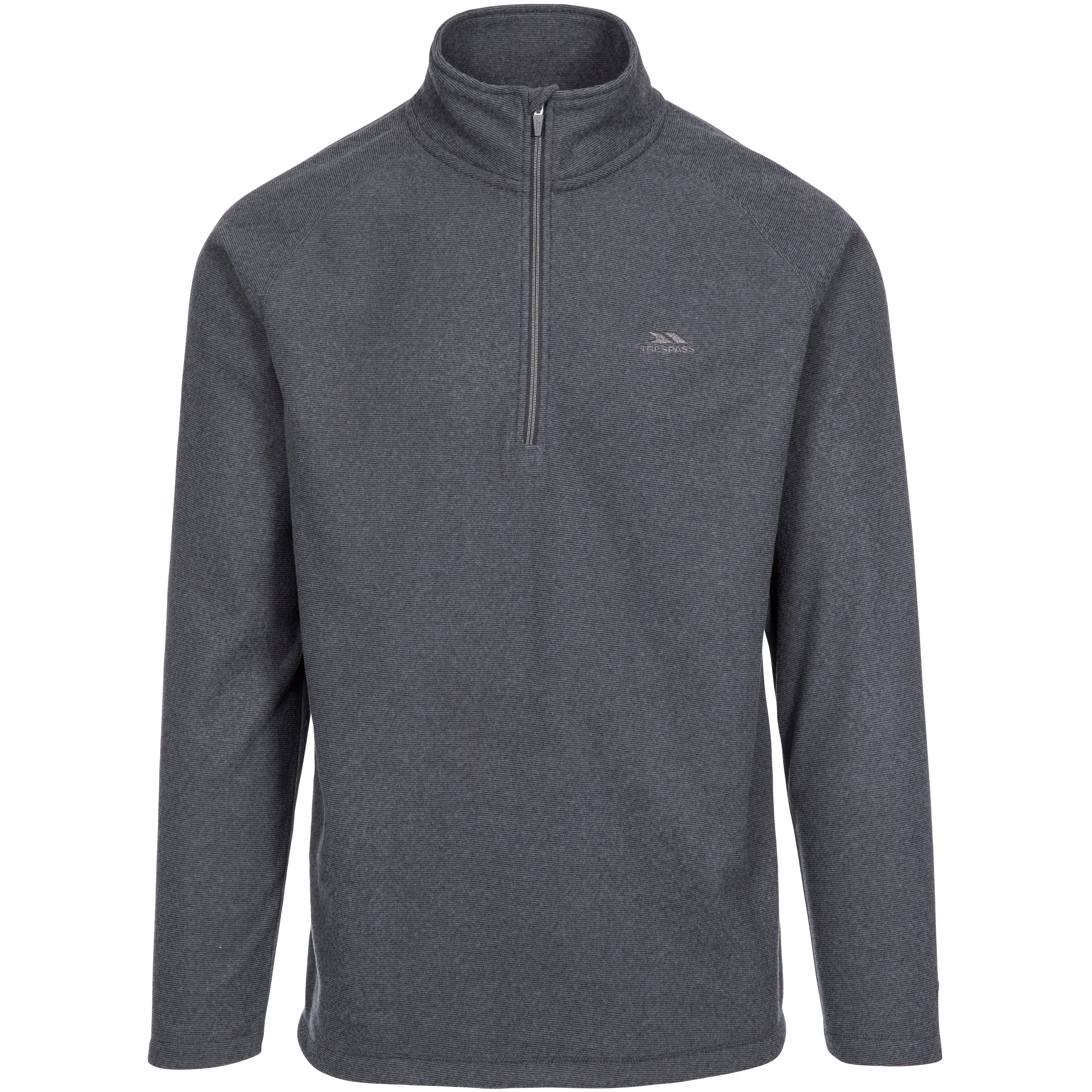 Keynote Mens Half Zip Fleece Jumper in Charcoal - Image 4