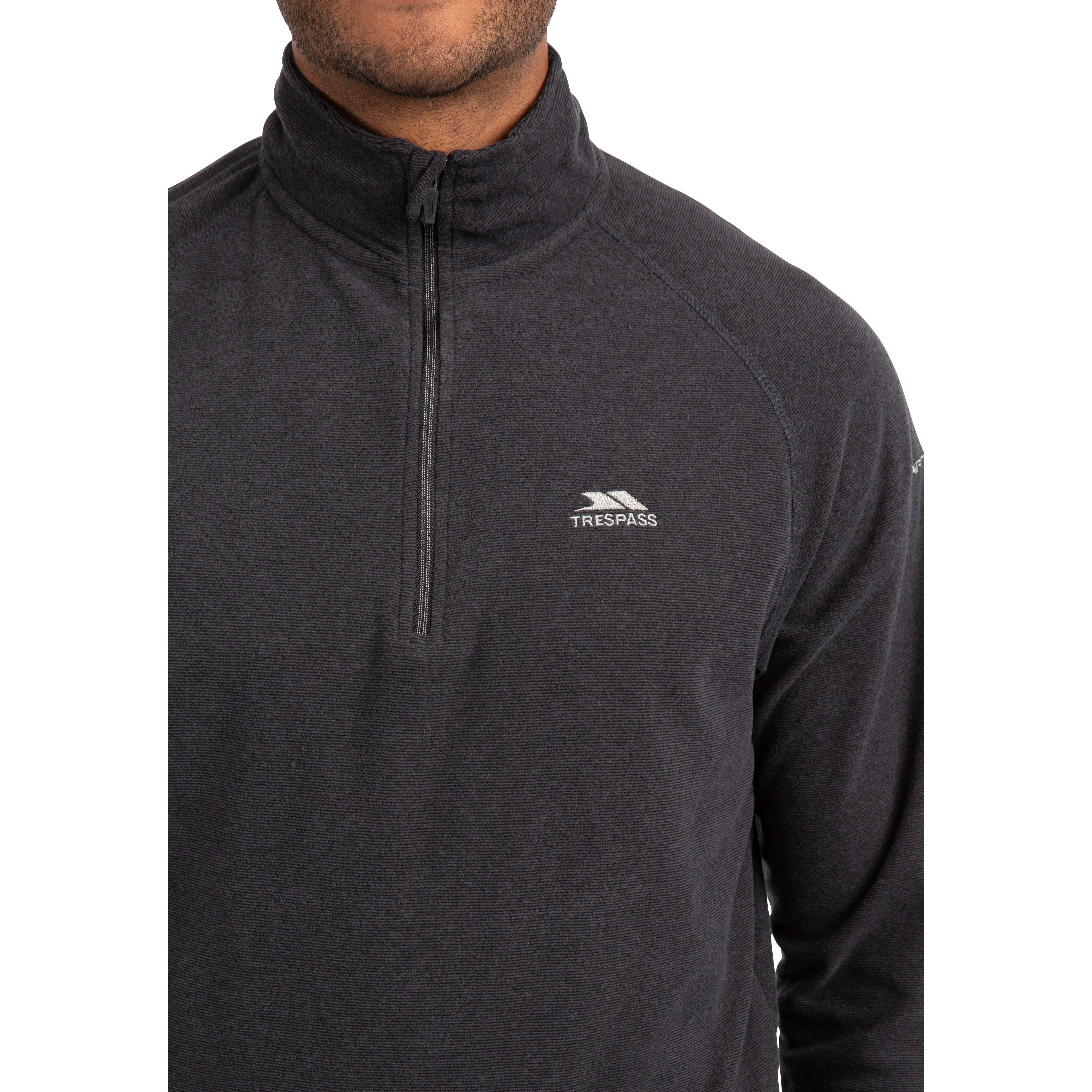 Keynote Mens Half Zip Fleece Jumper in Charcoal - Image 7