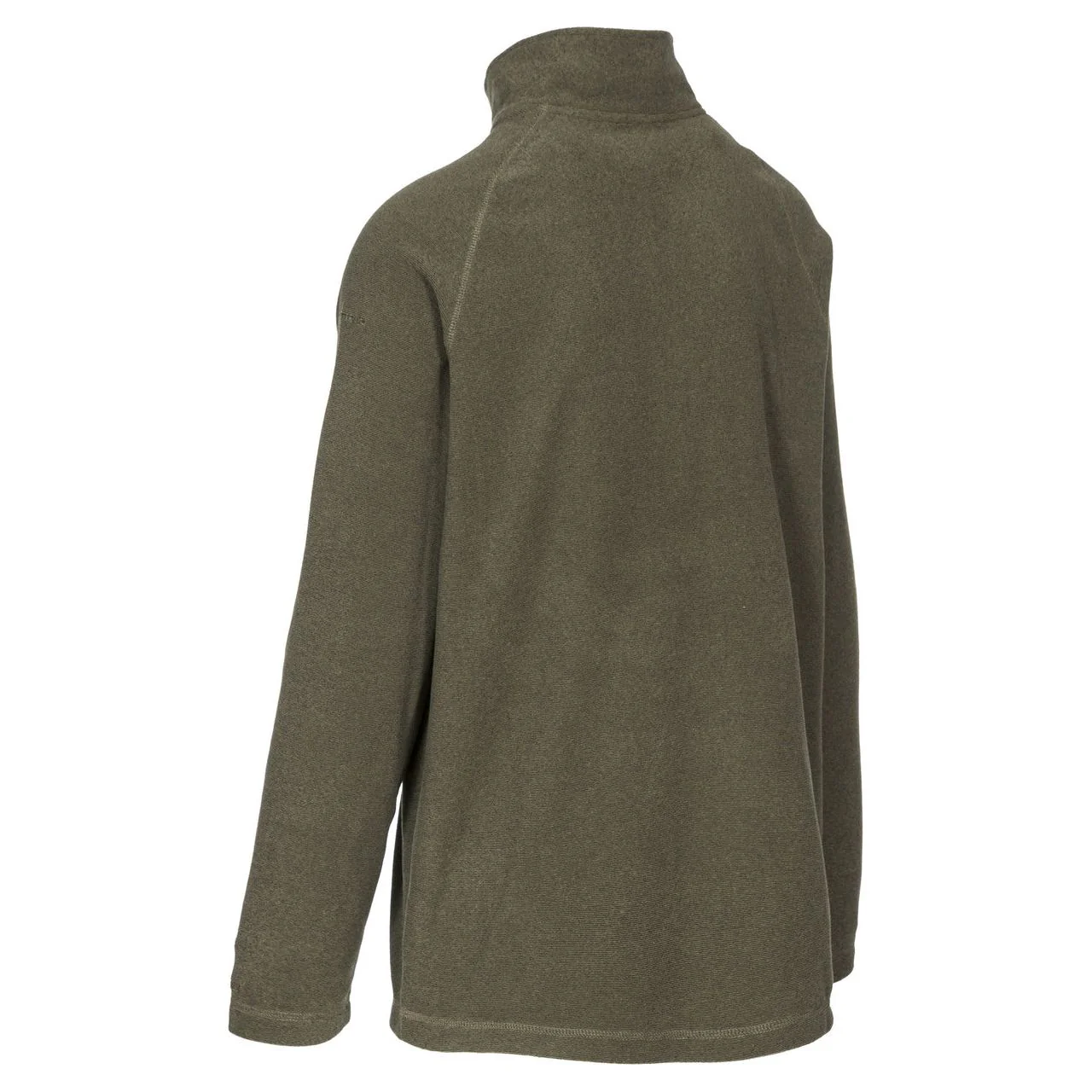 Keynote Mens Half Zip Fleece Top in Moss Green - Image 4