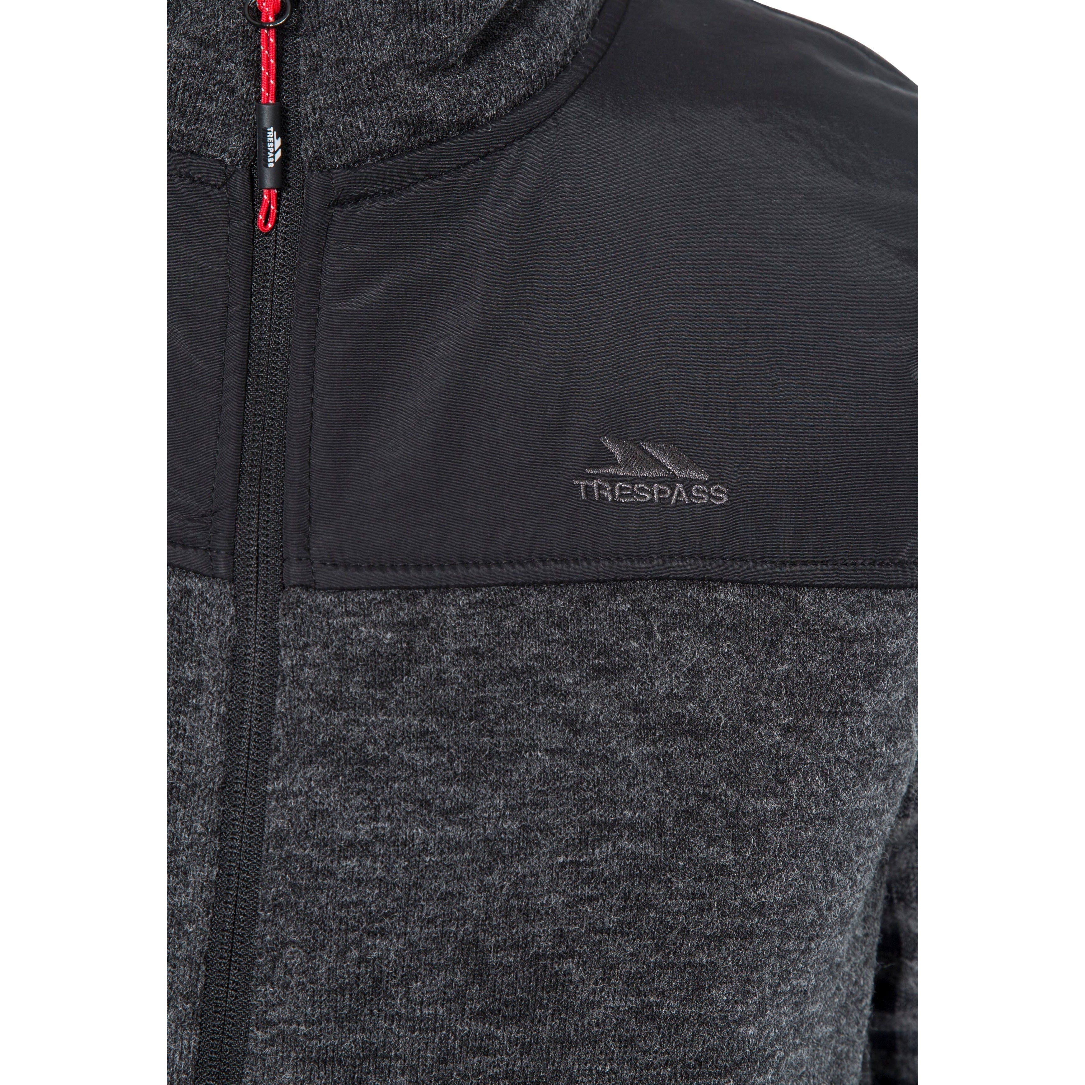 Leafminer Men's Fleece Gilet / Bodywarmer in Black Melange - Image 7