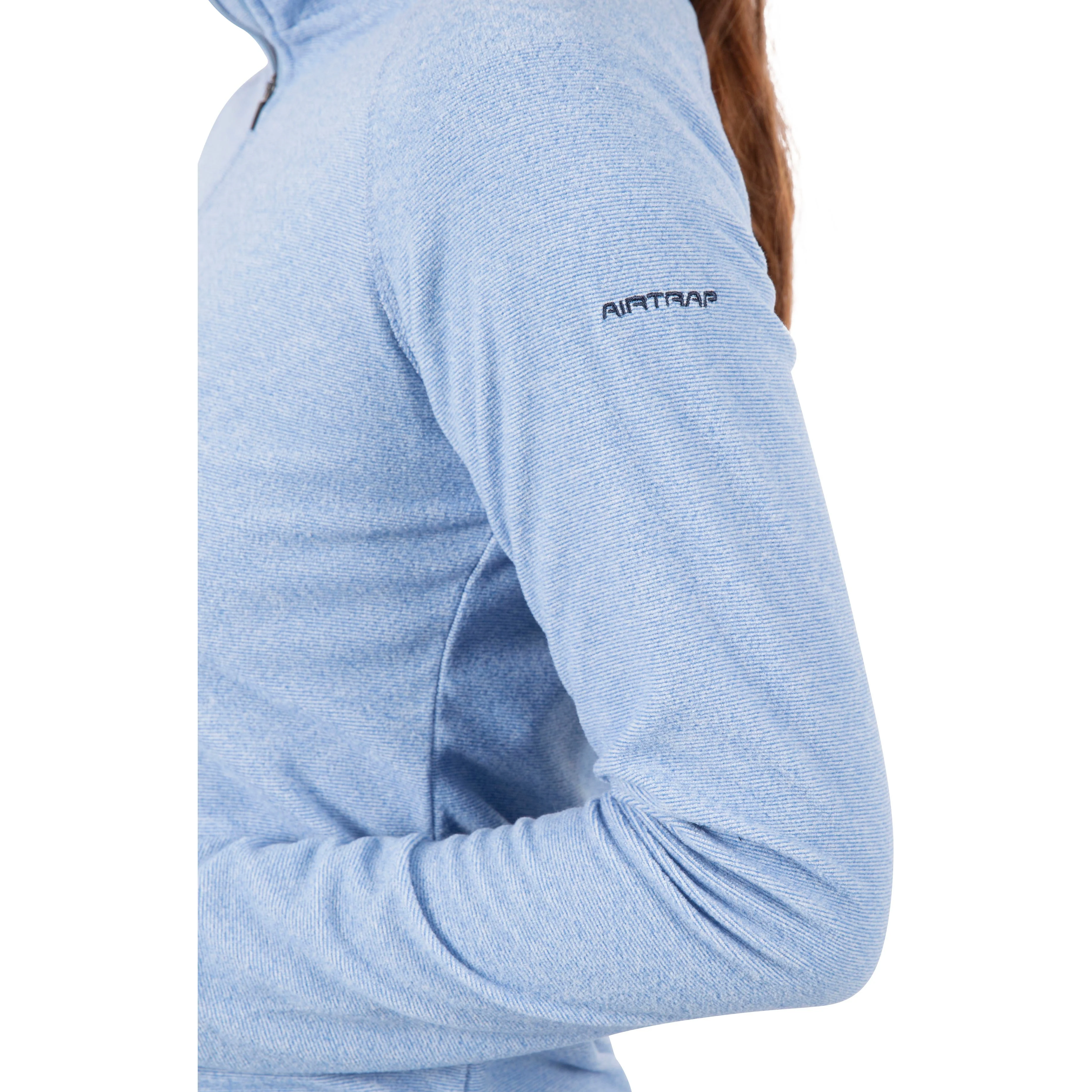Meadows Womens 1/2 Zip Fleece in Denim Blue - Image 6