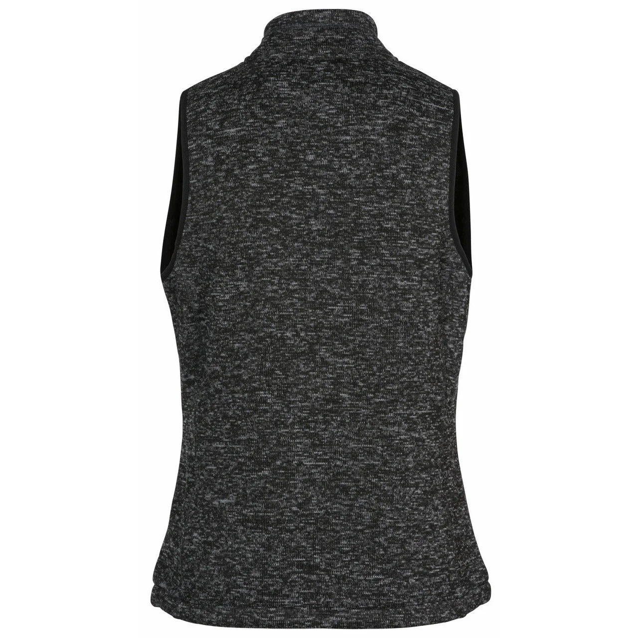 Mildred Women's Casual Fleece Gilet in Black Marl - Image 8