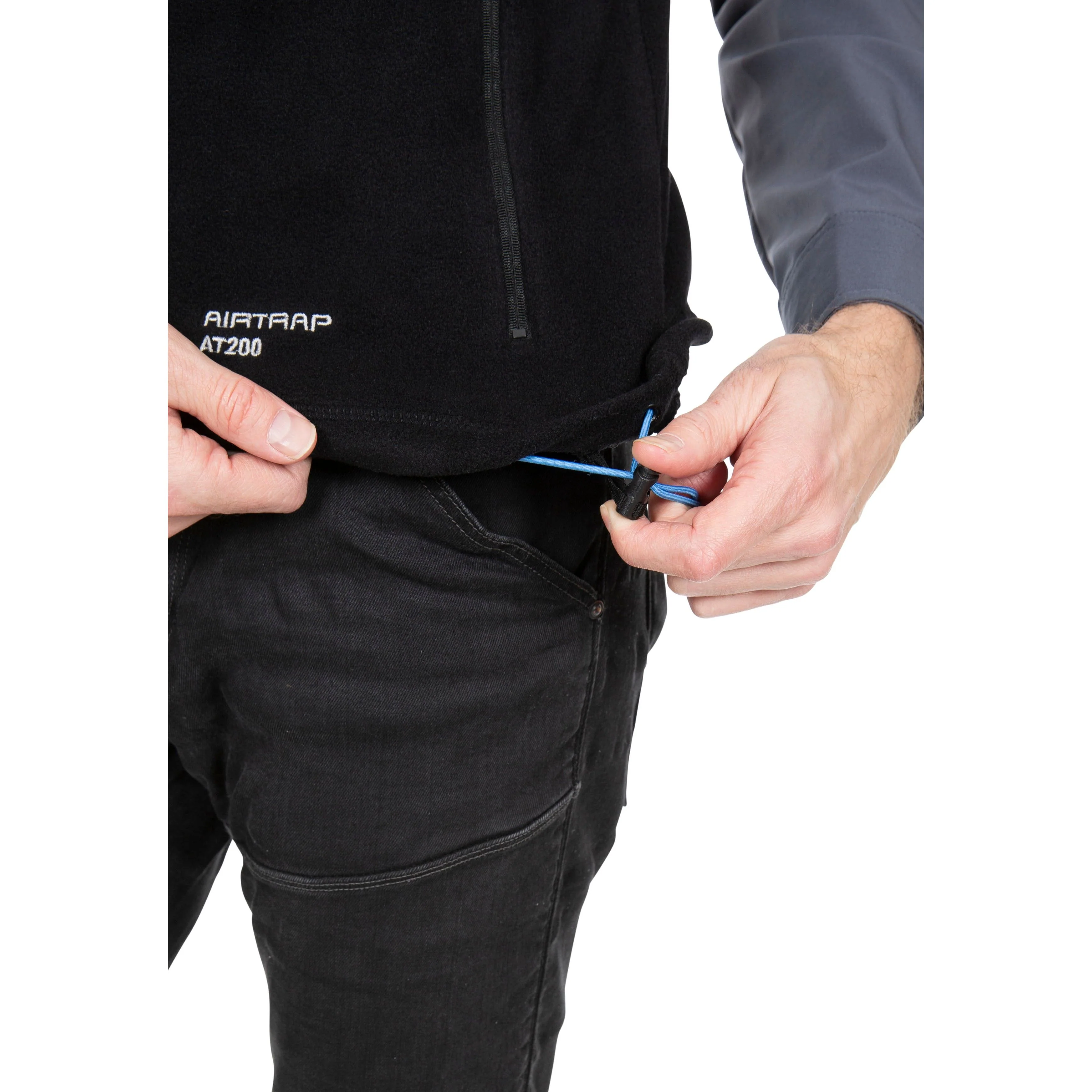 Othos 2 Mens Full Zip Fleece Gilet in Black Marl - Image 4