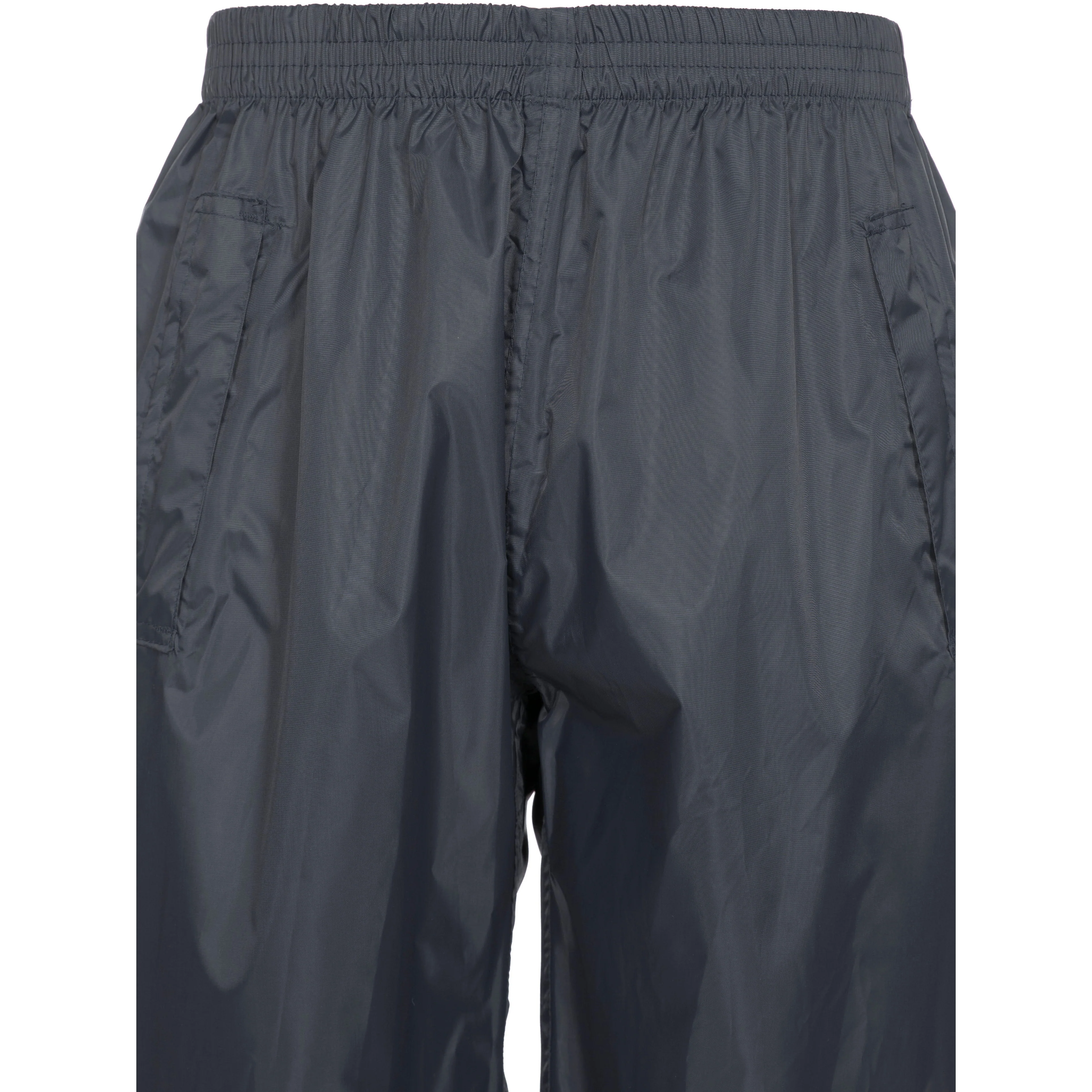 Qikpac Adults Unisex Pack Away Waterproof Trousers in Black - Image 4