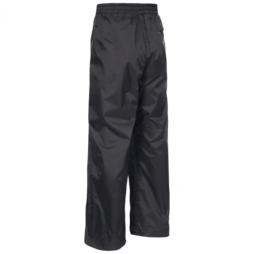 Qikpac Kids Packaway Waterproof Trousers - Black - Image 3