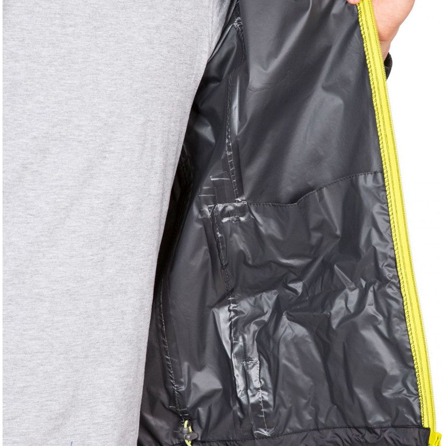 Qikpac X Adults Unisex Waterproof Packaway Jacket in Black - Image 10