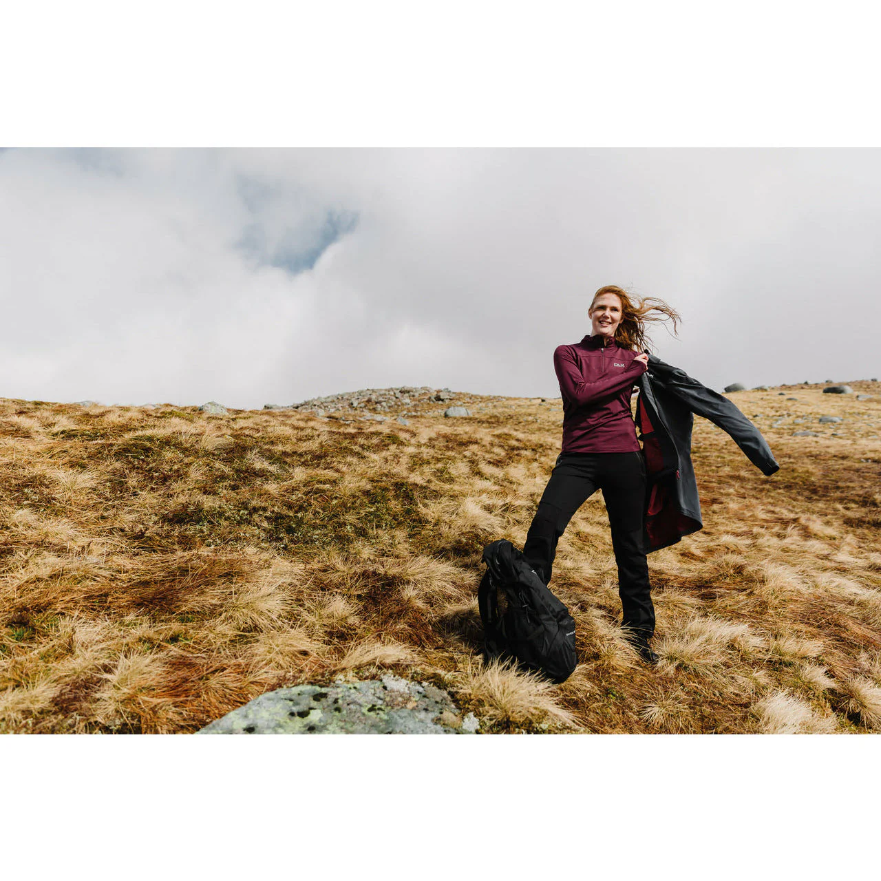 Sola - Women's Dlx Breathable Softshell Walking Trousers - Black - Image 7