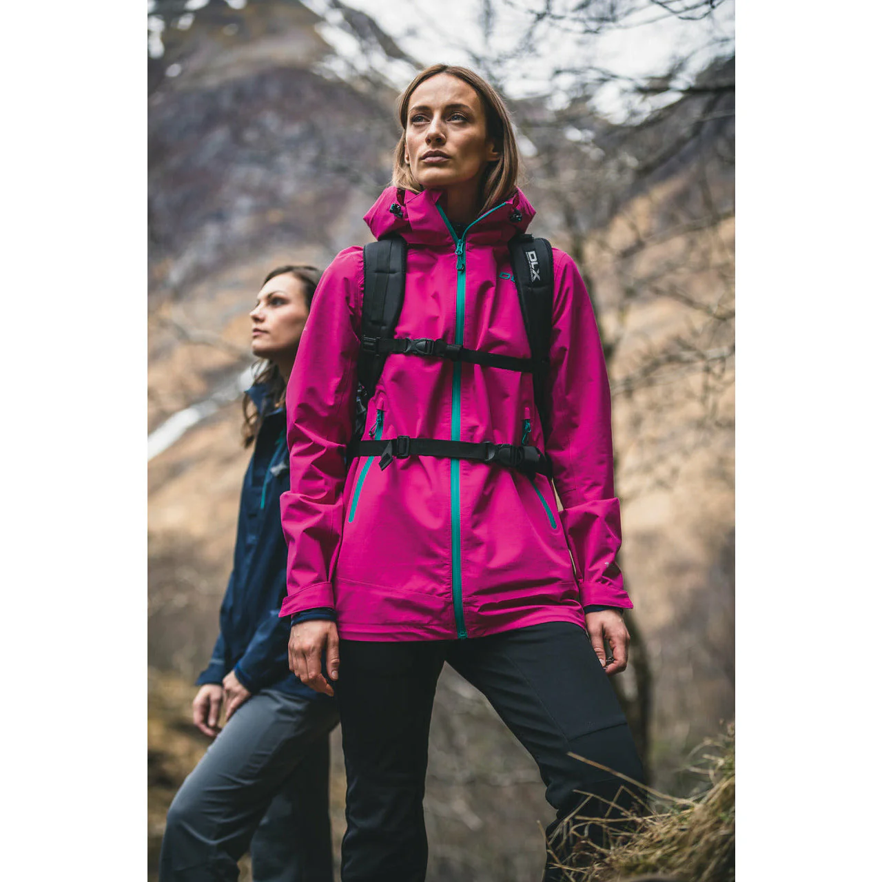 Sola - Women's Dlx Breathable Softshell Walking Trousers - Black - Image 9