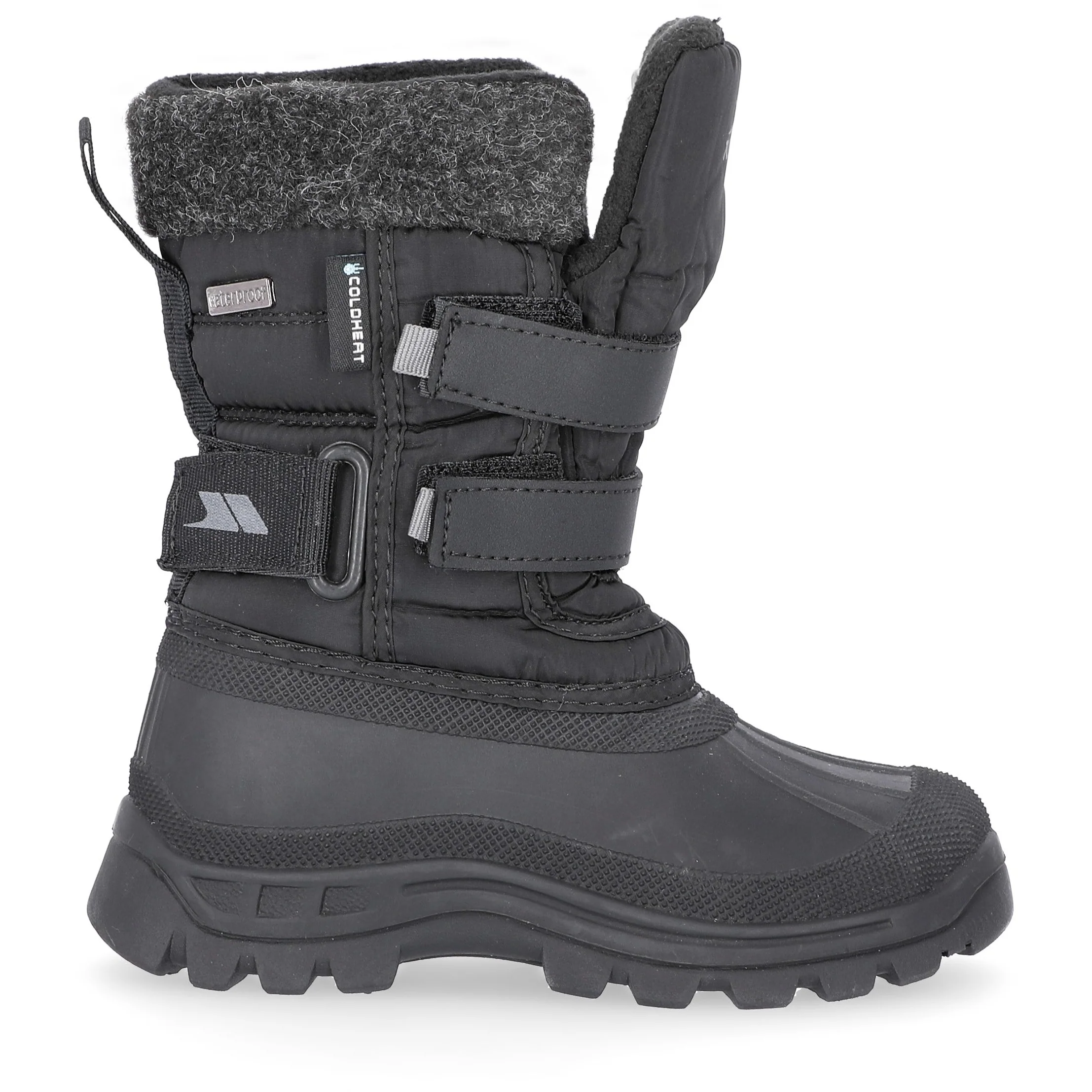 Strachan 2 Boys' Waterproof Snow Boots in Black - Image 6