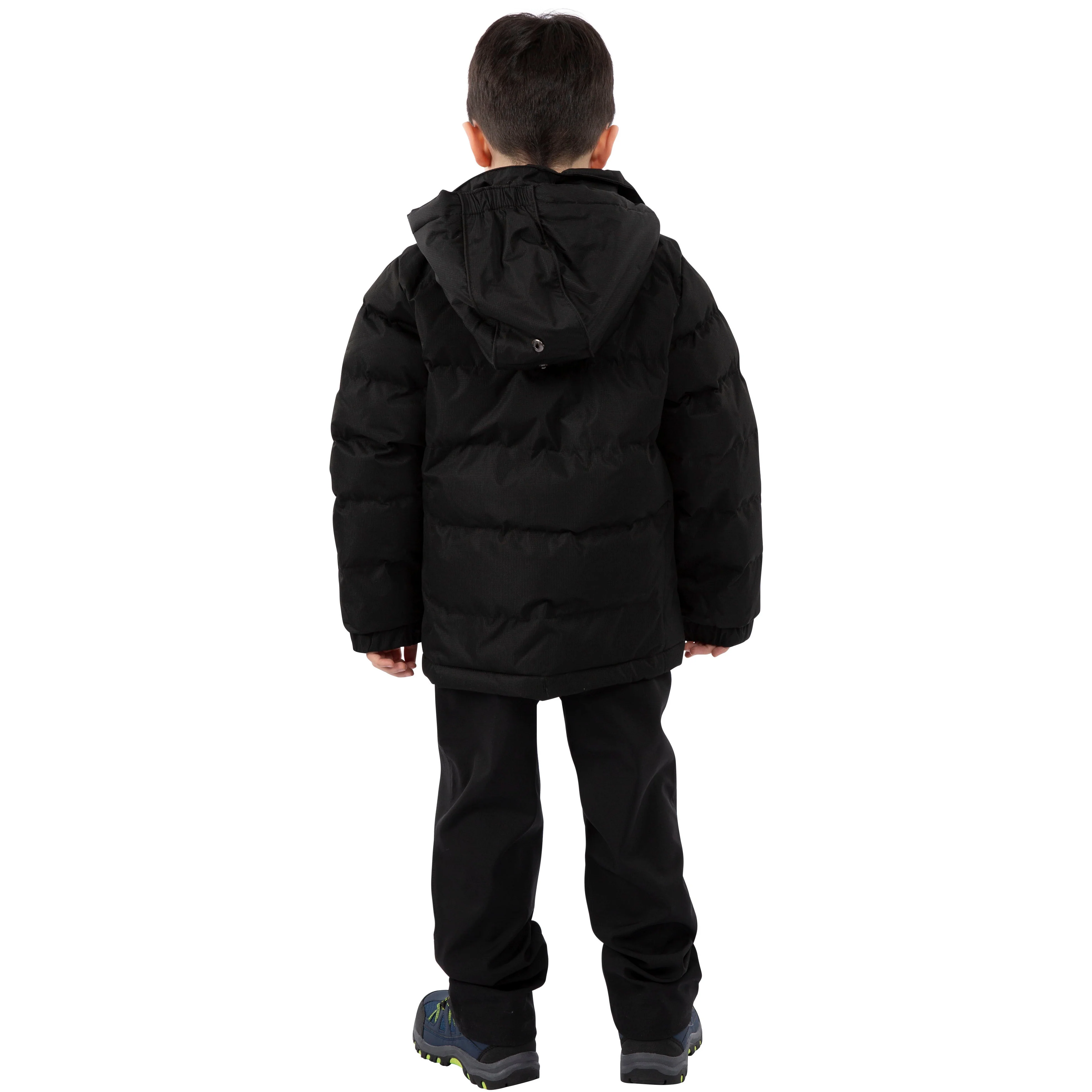 Tuff Boys Padded Casual Jacket in Black - Image 3