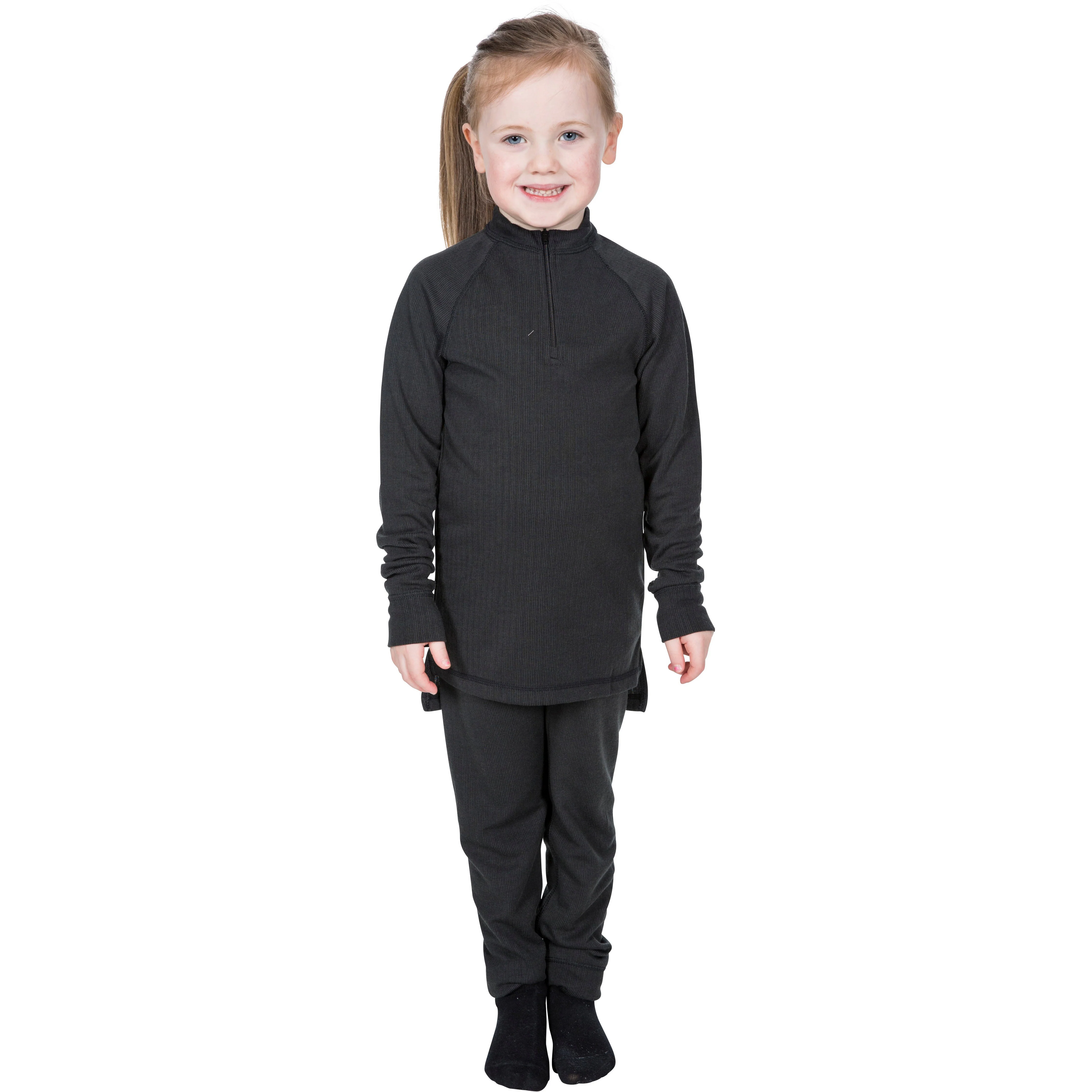 Unite360 Kid's Base Layer Set in Black - Image 7